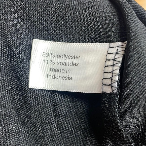 Lane Bryant Black Flutter Sleeve Tie Waist Hi Low Pocket Maxi Dress Sz 24 - Picture 6 of 7